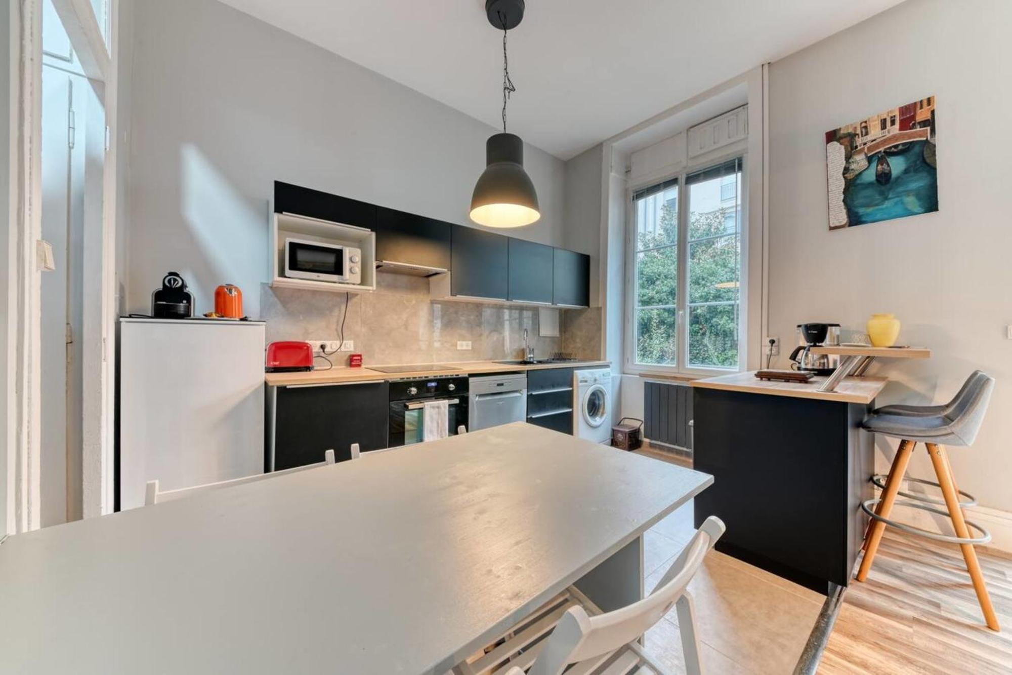 Le Garden City - Bel Appartement Avec Jardin Prive Villeurbanne Esterno foto