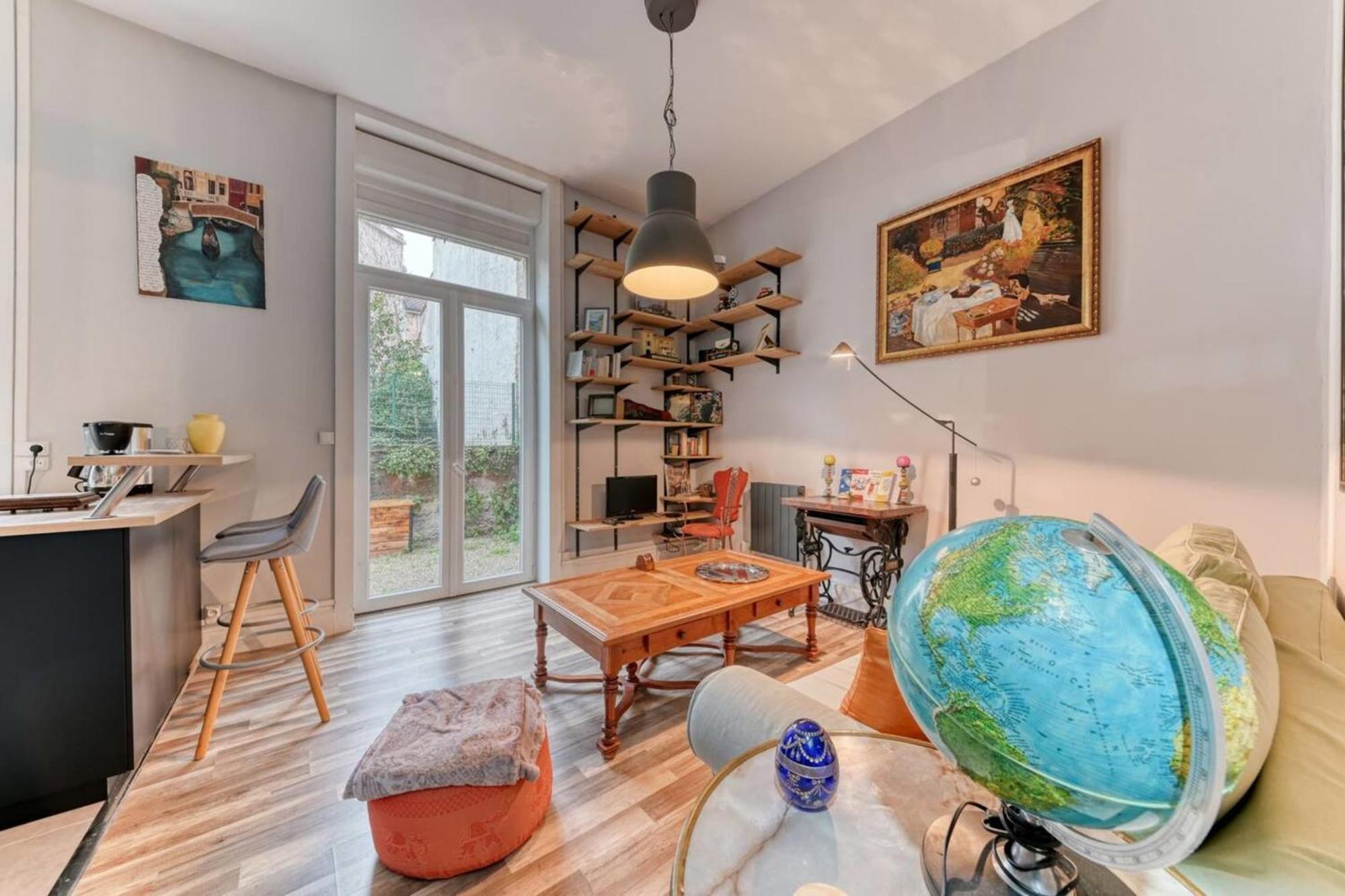 Le Garden City - Bel Appartement Avec Jardin Prive Villeurbanne Esterno foto