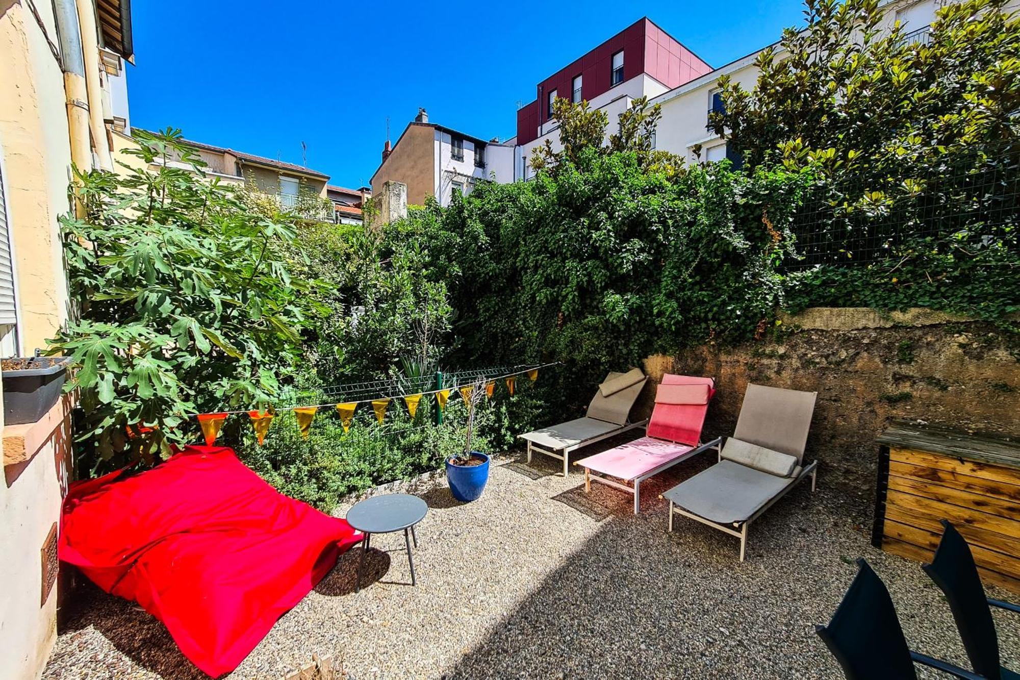 Le Garden City - Bel Appartement Avec Jardin Prive Villeurbanne Esterno foto